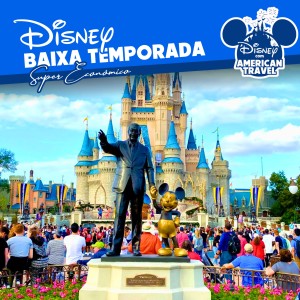 GRUPO ORLANDO - PACOTE BAIXA TEMPORADA SUPER ECONÔMICO