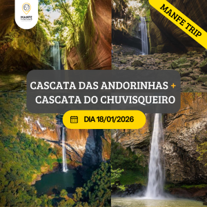 CASCATA DAS ANDORINHAS E CASCATA DO CHUVISQUEIRO