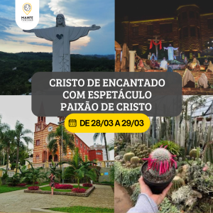 CRISTO DE ENCANTADO COM ESPETÁCULO PAIXÃO DE CRISTO – VALE DO TAQUARI.