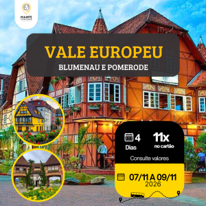 VALE EUROPEU – BLUMENAU E POMERODE.