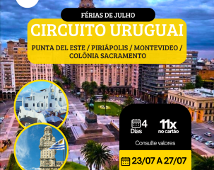 CIRCUITO URUGUAI - FÉRIAS DE JULHO