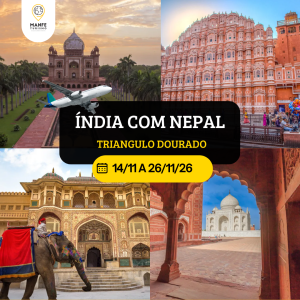 ÍNDIA COM NEPAL - TRIANGULO DOURADO 