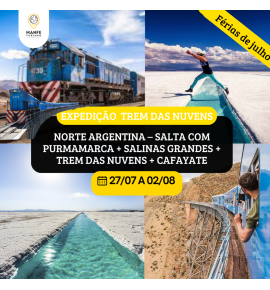 EXPEDIÇÃO NORTE ARGENTINA COM TREM DAS NUVENS 